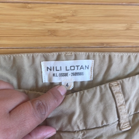 Nili Lotan East Hampton Desert Sand Side Stripe Pants - Picture 7 of 11
